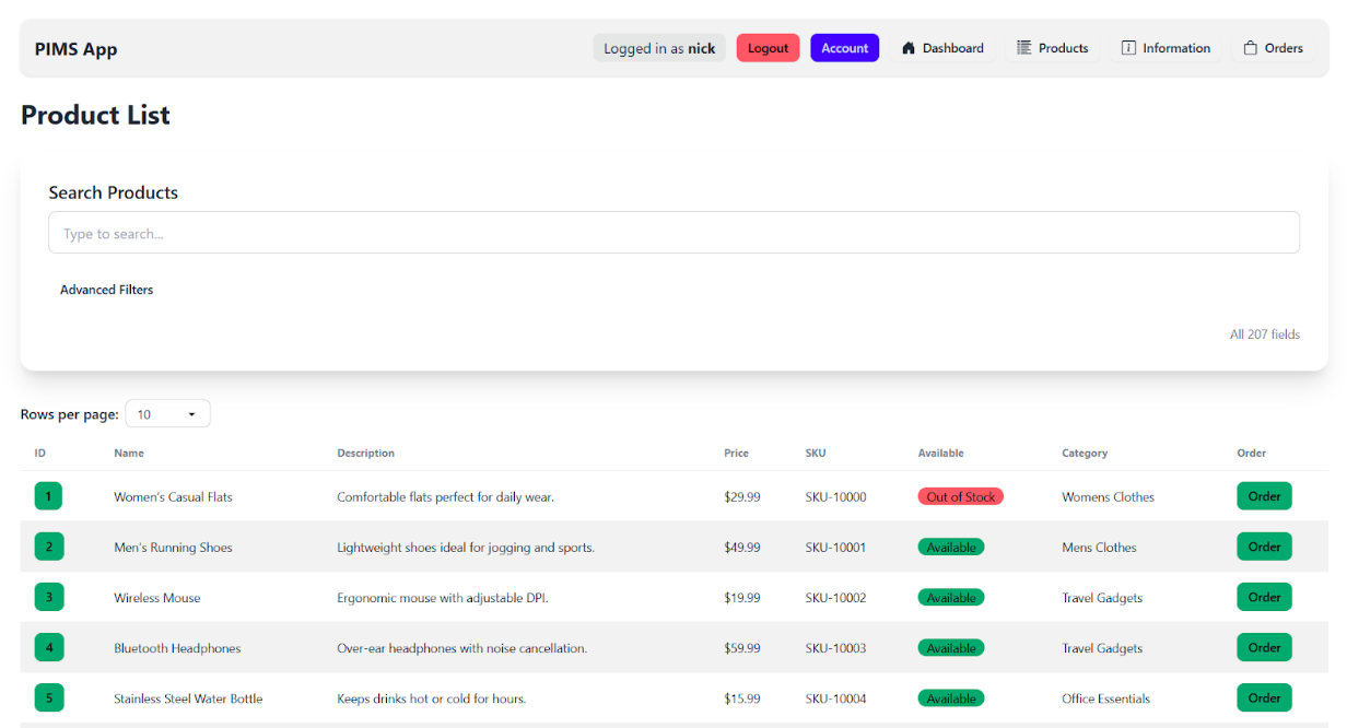 Image of Inventory Managemnet website
