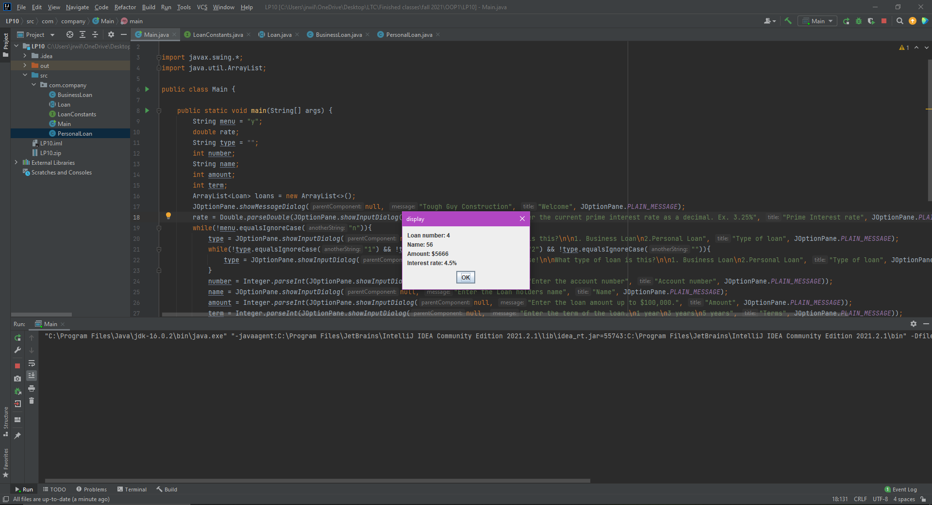 Image of Java Program